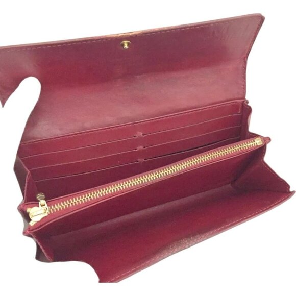 260199BH (L2) Louis Vuitton Wallet Long PommeD`Amour Monogram Vernis - Picture 6 of 9